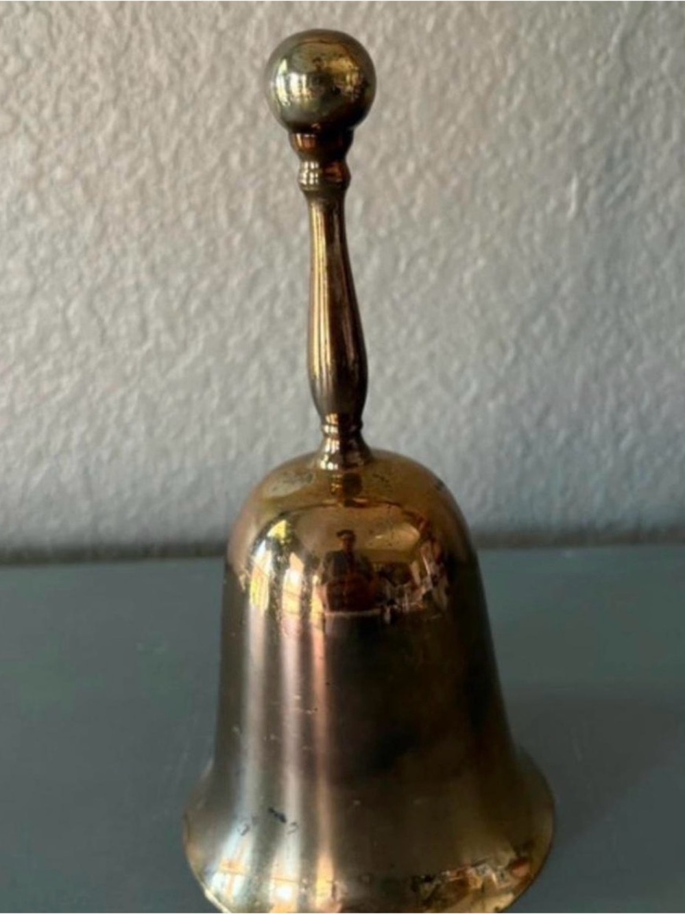 Brass Hand Bell - Classic Gold Finish